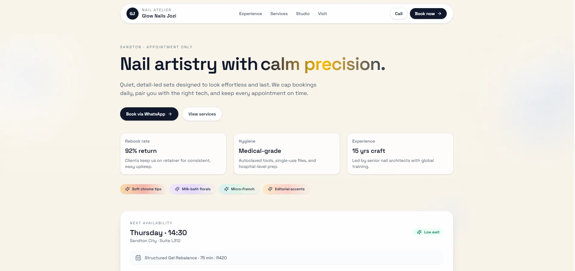 Nail Salon Booking Platform